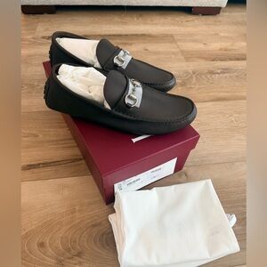 Gucci Men's Dark Brown Horsebit Drivers